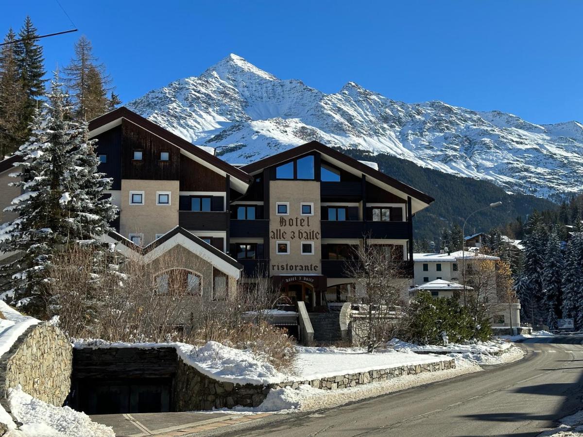 Hotel Alle Tre Baite Santa Caterina Valfurva Kültér fotó
