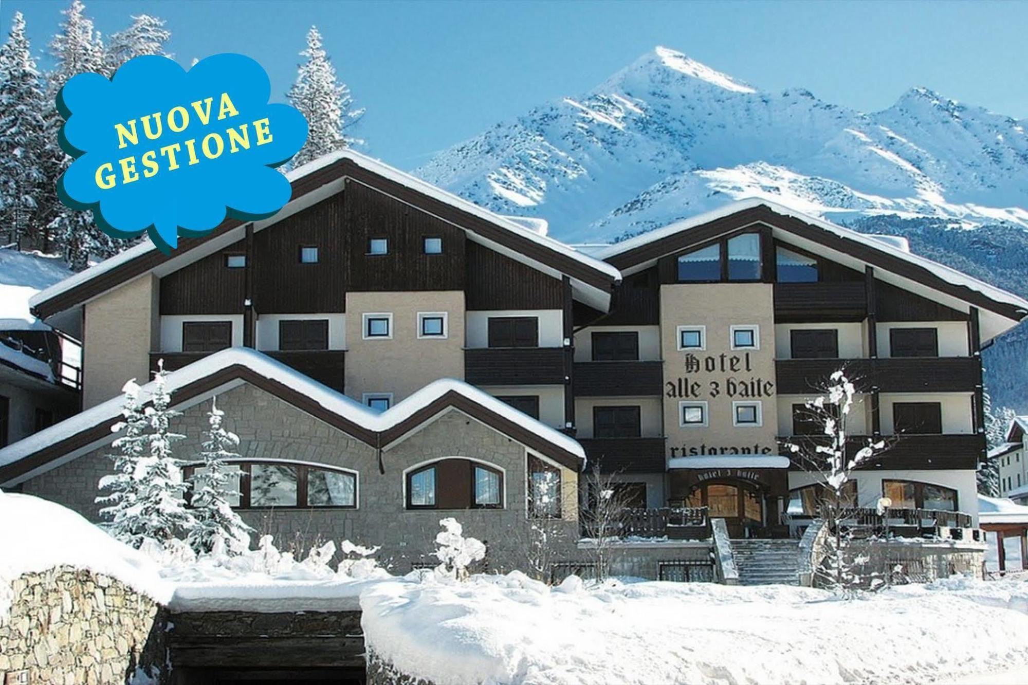 Hotel Alle Tre Baite Santa Caterina Valfurva Kültér fotó